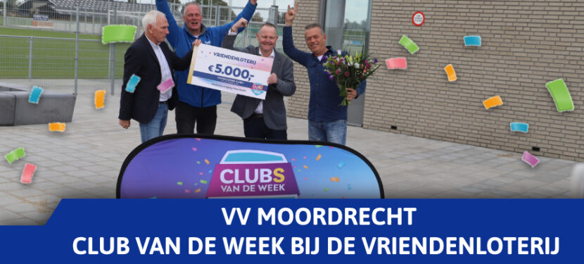 VV Moordrecht ontvangt beloning